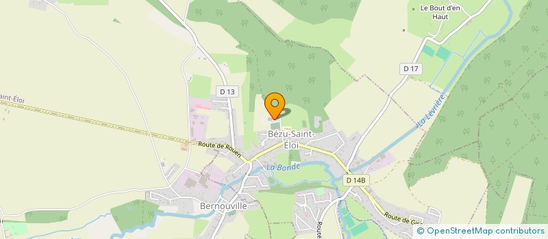 localisation de l'entreprise VEGELIA  BEZU-SAINT-ELOI