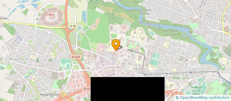 localisation de l'entreprise VEGEPOLYS VALLEY à ANGERS