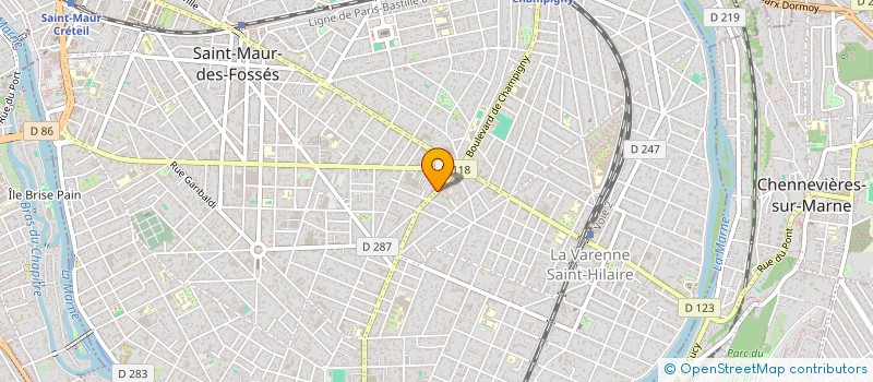 localisation de l'entreprise VEGETA à SAINT-MAUR-DES-FOSSES