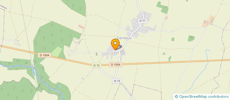 localisation de l'entreprise VEGETALANDE  CERNEUX