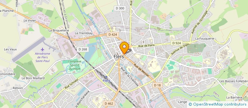 localisation de l'entreprise VEGETALYS à FLERS