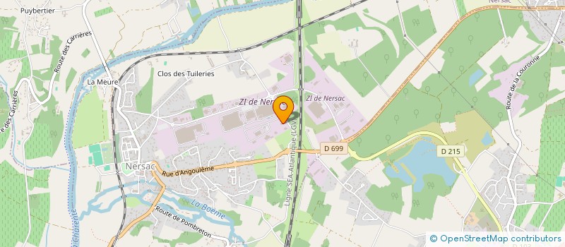 localisation de l'entreprise VEGETARIAN GOURMET  NERSAC