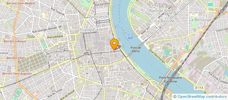 localisation de l'entreprise VEGETARIAN URBAN FOOD  BORDEAUX