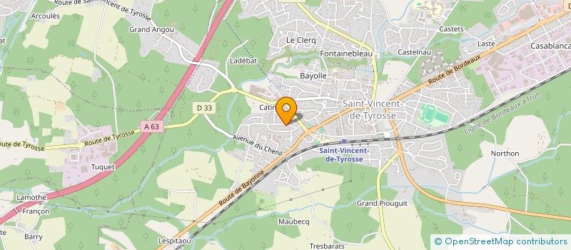 localisation de l'entreprise VEGETWIST à SAINT-VINCENT-DE-TYROSSE