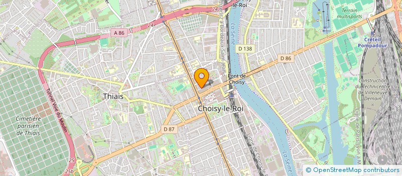 localisation de l'entreprise VEGILIO SECURITE  CHOISY-LE-ROI