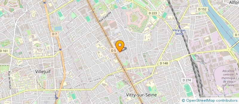 localisation de l'entreprise VEGIPURE à VITRY-SUR-SEINE