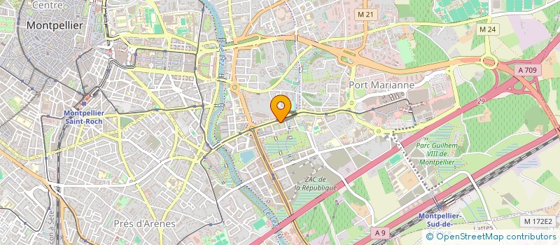 localisation de l'entreprise VEGIVEGA à MONTPELLIER