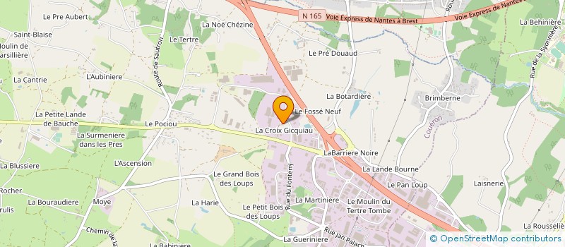 localisation de l'entreprise VEHI CLEAN à COUERON