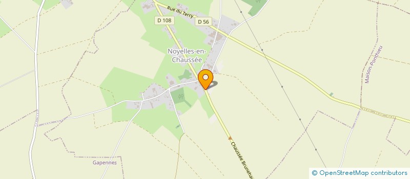 localisation de l'entreprise VEHICU'PNEUS  NOYELLES-EN-CHAUSSEE