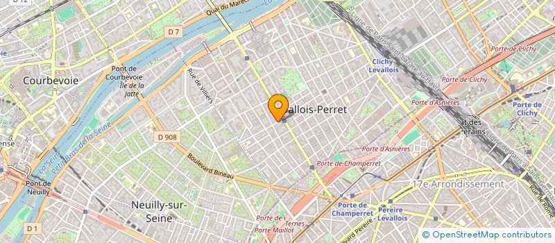 localisation de l'entreprise VEHICULE-15 à LEVALLOIS-PERRET