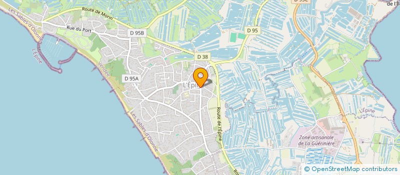 localisation de l'entreprise VEHICULES ANCIENS DE L'ILE DE NOIRMOUTIER  L'EPINE