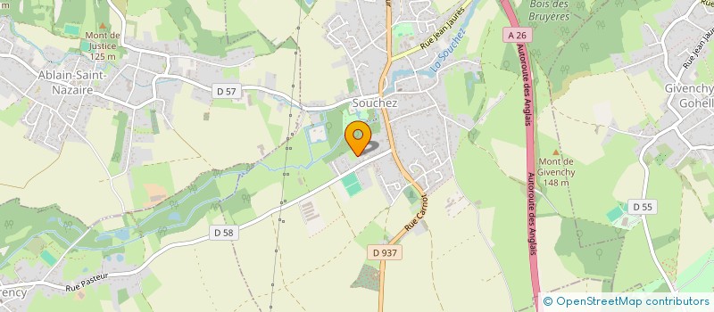 localisation de l'entreprise VEHICULES ANCIENS DU BOIS DE CARIEUL  SOUCHEZ