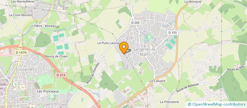localisation de l'entreprise VEHICULES D'EPOQUE DU MAINE à SARGE-LES-LE-MANS