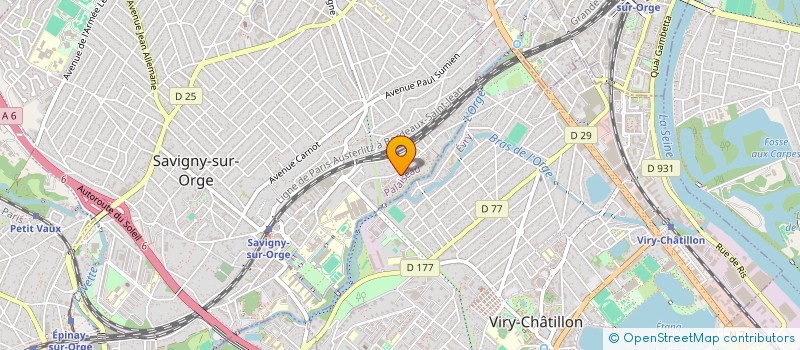 localisation de l'entreprise VEHICULES EXCELLENCE à SAVIGNY-SUR-ORGE