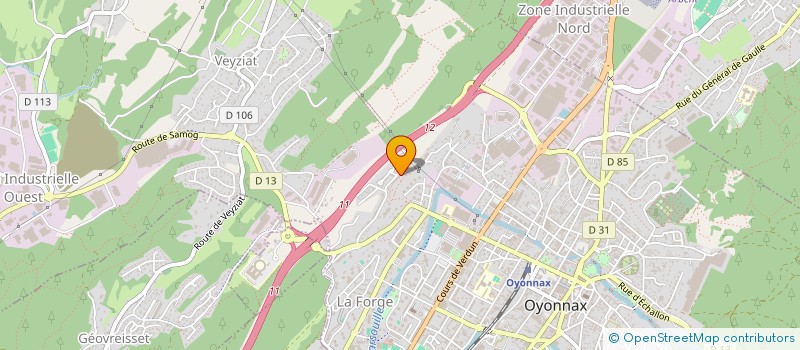 localisation de l'entreprise VEHICULES HISTORIQUES CLUB OYONNAXIEN 01 à OYONNAX