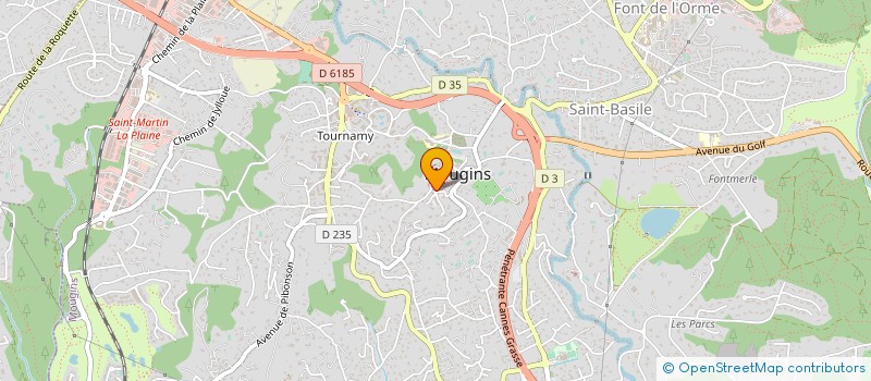 localisation de l'entreprise VEHICULES IMPORTATION PRESTIGE à MOUGINS