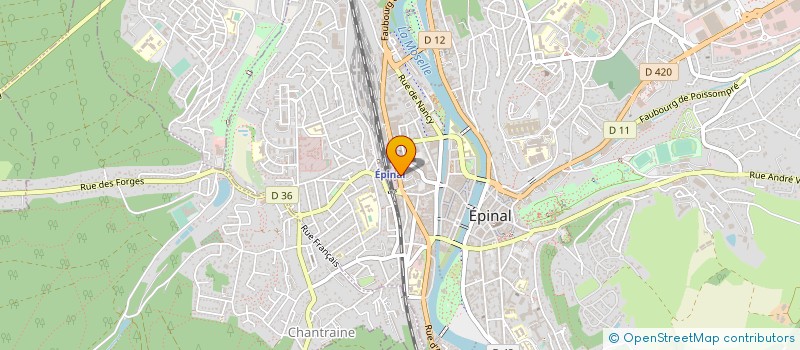 localisation de l'entreprise VEHICULES SANS FRONTRIERES EPINAL à EPINAL