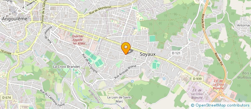 localisation de l'entreprise VEHIMAX  SOYAUX