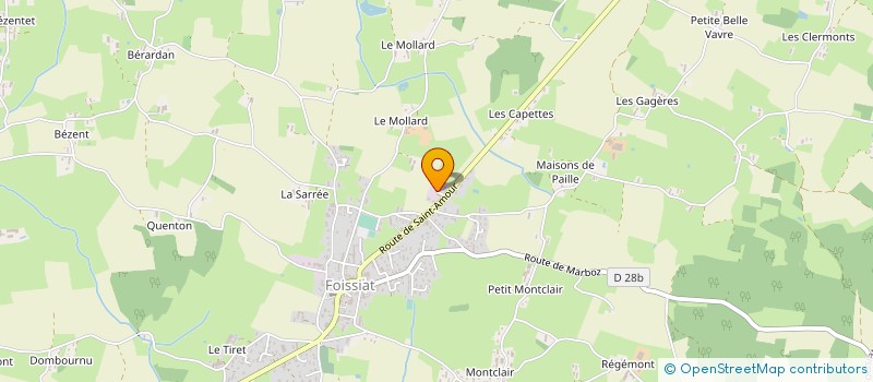 localisation de l'entreprise VEHIXEL CARROSSIER CONSTRUCTEUR à ATTIGNAT