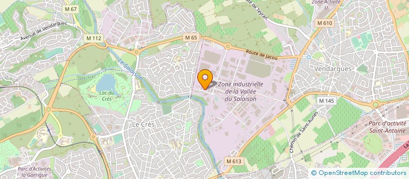 localisation de l'entreprise VEHIZEN à VENDARGUES