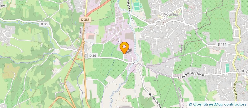 localisation de l'entreprise VEHLEC à VOURLES