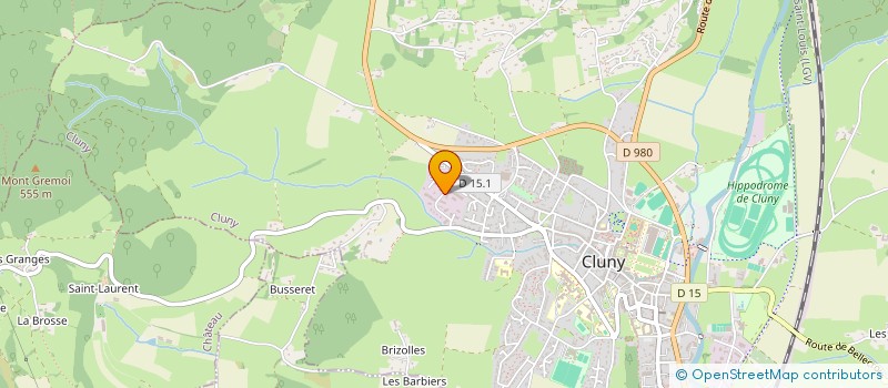 localisation de l'entreprise VEHLMANN à CLUNY