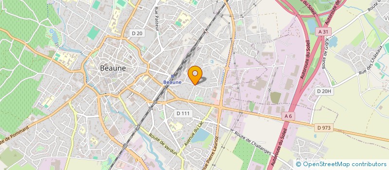 localisation de l'entreprise VEHOTEC à BEAUNE