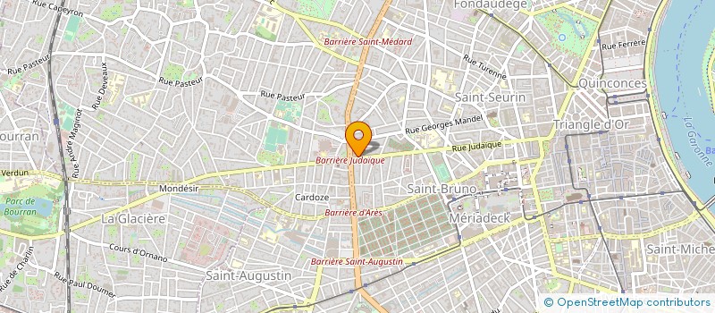 localisation de l'entreprise VEHRTS BLEU COMPANY à BORDEAUX