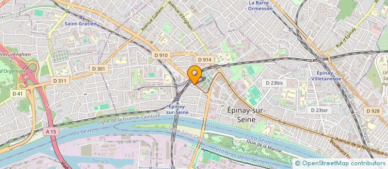 localisation de l'entreprise VEI à EPINAY-SUR-SEINE