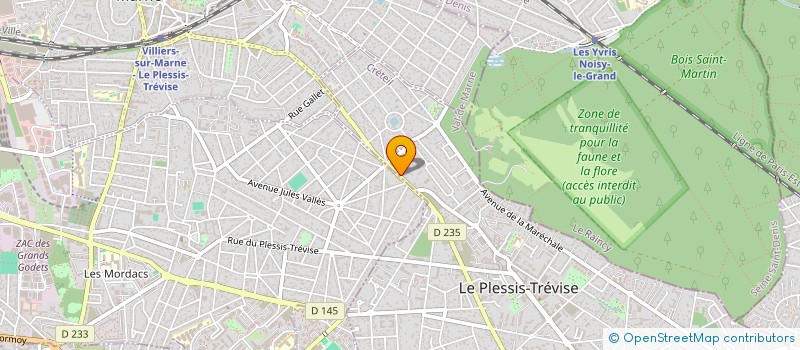 localisation de l'entreprise VEIBAR à LE PLESSIS-TREVISE