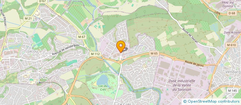 localisation de l'entreprise VEIDA  LE CRES