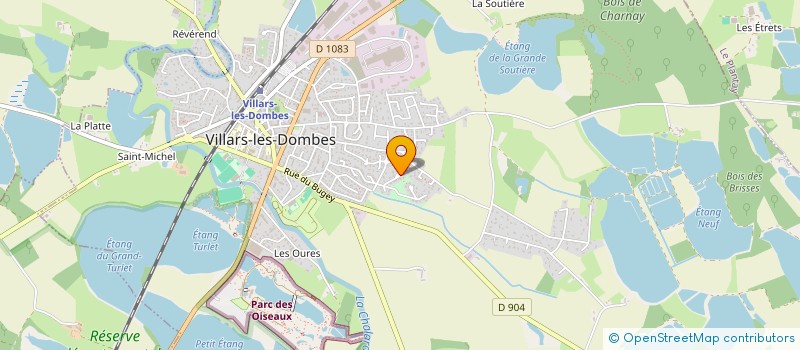 localisation de l'entreprise VEIGAS MACONNERIE à VILLARS-LES-DOMBES
