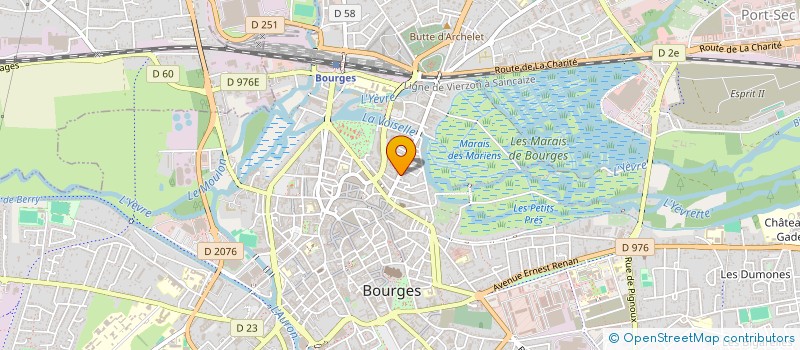 localisation de l'entreprise VEIGNAT  BOURGES