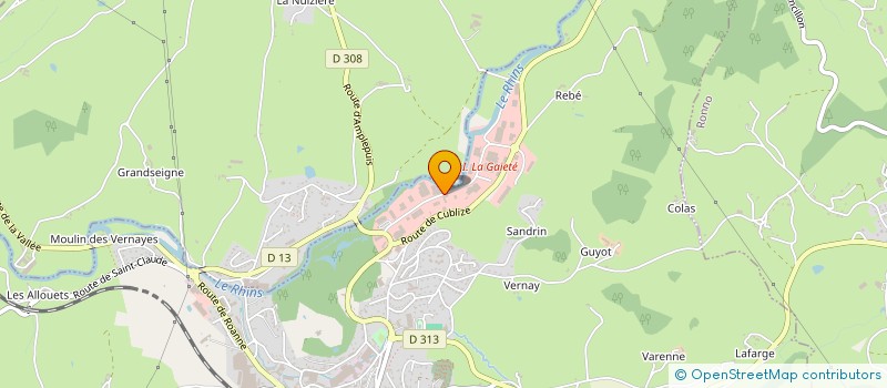 localisation de l'entreprise VEILLARD STEPHANE  AMPLEPUIS