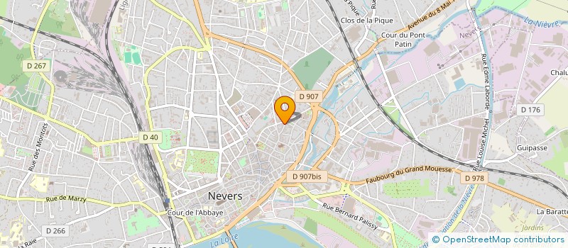 localisation de l'entreprise VEILLAT-ARNOULD MONIQUE à NEVERS