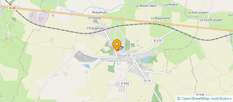 localisation de l'entreprise VEILLE  CHATEAU-GONTIER-SUR-MAYENNE