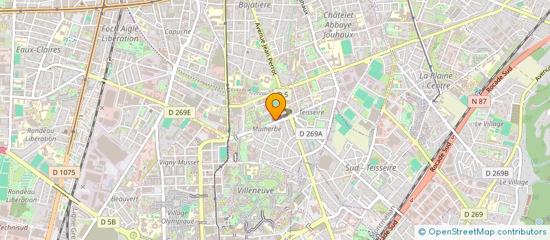 localisation de l'entreprise VEILLE SOLIDARITE (SUD-AGGLO) à GRENOBLE