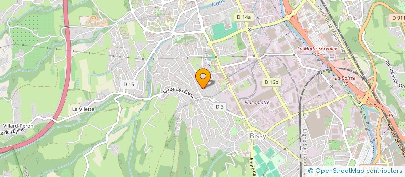 localisation de l'entreprise VEILLET & CO  LA MOTTE-SERVOLEX