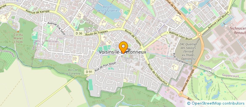 localisation de l'entreprise VEILLEURS EN VOISINS à VOISINS-LE-BRETONNEUX