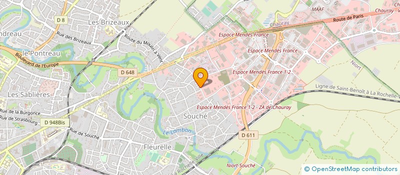 localisation de l'entreprise VEILLON CONSTRUCTION BOIS  LA CRECHE