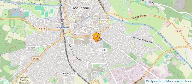 localisation de l'entreprise VEIMANA  HAGUENAU