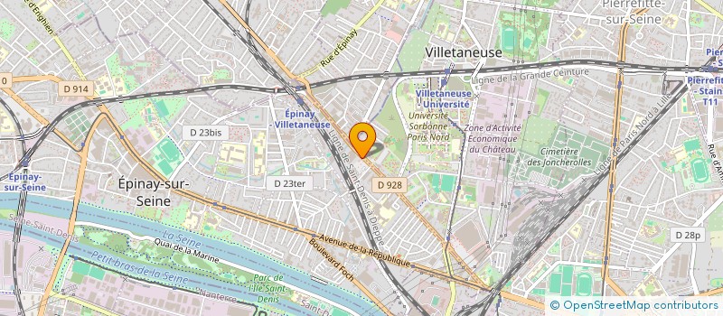 localisation de l'entreprise VEINE à EPINAY-SUR-SEINE