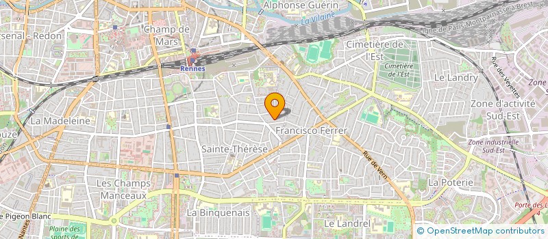 localisation de l'entreprise VEINES  RENNES