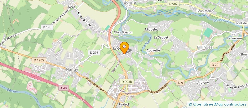 localisation de l'entreprise VEINTREE  FILLINGES