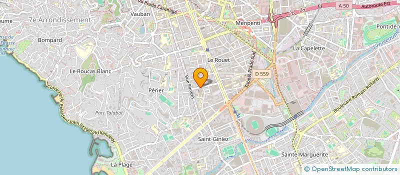 localisation de l'entreprise VEISSIER à MARSEILLE