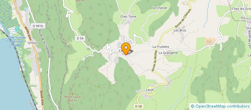 localisation de l'entreprise VEJ  ENTRELACS