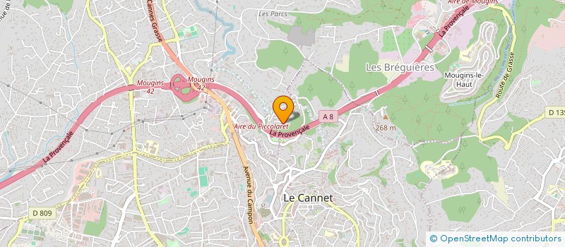 localisation de l'entreprise VEJATI à LE CANNET