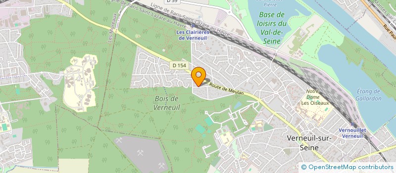 localisation de l'entreprise VEJC  VERNEUIL-SUR-SEINE