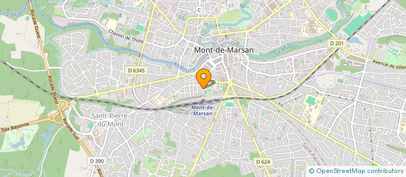 localisation de l'entreprise VEJIROUSSELLE à MONT-DE-MARSAN