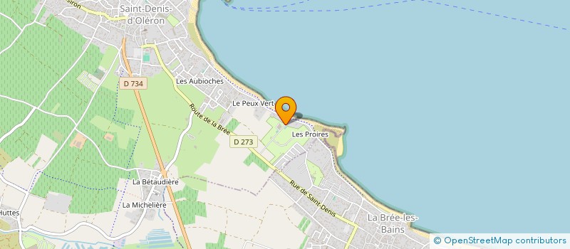 localisation de l'entreprise VEJUX - LEBEAULT INDIVISION  SAINT-DENIS-D'OLERON